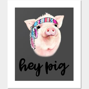 Cute Pig. Posters and Art